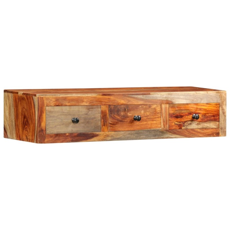 Table console murale 100x25x20 cm Bois massif Table console murale 100x25x20 cm Bois massif