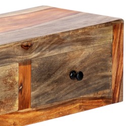 Table console murale 100x25x20 cm Bois massif 