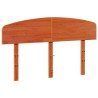 Tête de lit cire marron 160 cm bois massif de pin 