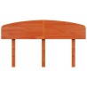 Tête de lit cire marron 160 cm bois massif de pin 