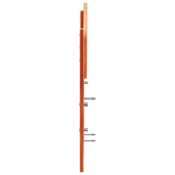 Tête de lit cire marron 160 cm bois massif de pin 