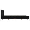 Cadre de lit sans matelas noir 160x200 cm 