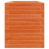 Jardinière cire marron 70x40x46 cm bois de pin massif 