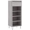 Armoire à chaussures Sonoma gris 40x36x105 cm Bois d'ingénierie 