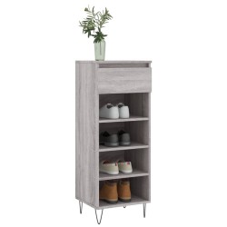 Armoire à chaussures Sonoma gris 40x36x105 cm Bois d'ingénierie 