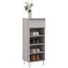 Armoire à chaussures Sonoma gris 40x36x105 cm Bois d'ingénierie 