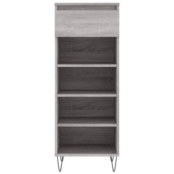 Armoire à chaussures Sonoma gris 40x36x105 cm Bois d'ingénierie 