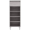 Armoire à chaussures Sonoma gris 40x36x105 cm Bois d'ingénierie 