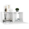 Meubles TV 4 pcs Blanc brillant 60x30x30 cm Bois d'ingénierie 