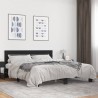Cadre de lit sans matelas noir 180x200 cm 