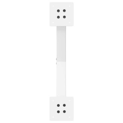 Pieds de table basse en forme de X, 2 pièces, blanc, 50 x (30-31) cm, acier 