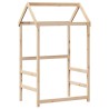 Lit de jour avec toit sans matelas 90x190 cm bois massif 