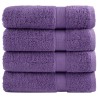 Serviettes de douche de qualité supérieure SOLUND 4 pcs violet 