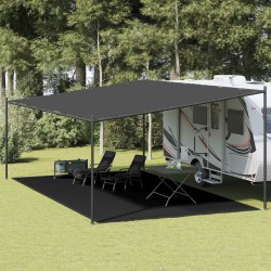 Tapis de tente 400x800 cm Noir PEHD 
