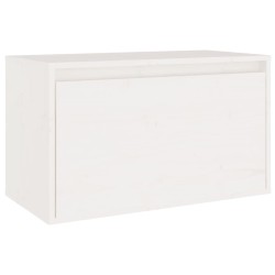 Meubles TV 3 pcs Blanc Bois massif de pin 