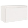 Meubles TV 3 pcs Blanc Bois massif de pin 