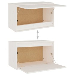 Meubles TV 3 pcs Blanc Bois massif de pin 