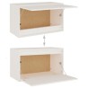 Meubles TV 3 pcs Blanc Bois massif de pin 
