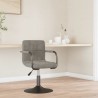 Tabouret de bar Gris clair Velours 