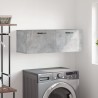 Armoire murale gris béton 100x36,5x35 cm bois d'ingénierie 