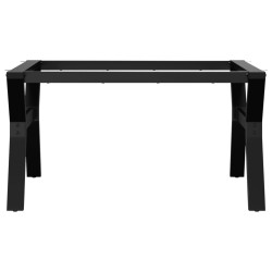 Pieds de table basse cadre en Y 80x70x43 cm acier 