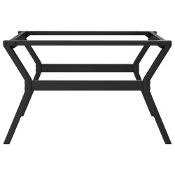 Pieds de table basse cadre en Y 80x70x43 cm acier 
