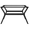 Pieds de table basse cadre en Y 80x70x43 cm acier 