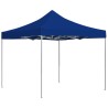 Tente de réception pliable Aluminium 3 x 3 m Bleu 