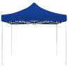 Tente de réception pliable Aluminium 3 x 3 m Bleu 