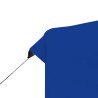Tente de réception pliable Aluminium 3 x 3 m Bleu 
