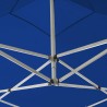 Tente de réception pliable Aluminium 3 x 3 m Bleu 