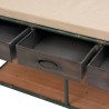 Banc de rangement avec coussin 107,5 x 34,5 x 59 cm 
