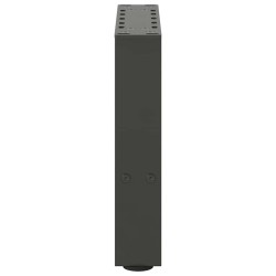 Pieds de table basse Anthracite 2 pièces 30 x (30-31) cm Acier 