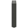 Pieds de table basse Anthracite 2 pièces 30 x (30-31) cm Acier 