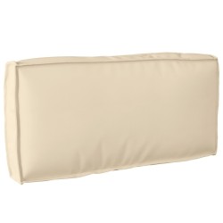 Ensemble de coussins de palette 2 pièces en tissu oxford beige 