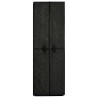 Armoire à chaussures Noir 60x30x166 cm Tissu 