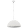 Lampe suspendue Blanc et argenté Ø50 cm E27 