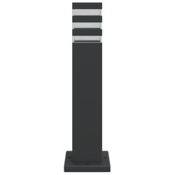 Lampadaire d'extérieur noir 50 cm aluminium 