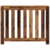 Cache-radiateur vieux bois 104x20x82 cm bois d'ingénierie 