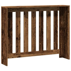 Cache-radiateur vieux bois 104x20x82 cm bois d'ingénierie 