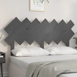 Tête de lit Gris 151,5x3x81 cm Bois massif de pin 