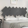 Tête de lit Gris 151,5x3x81 cm Bois massif de pin 