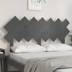 Tête de lit Gris 151,5x3x81 cm Bois massif de pin 