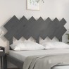 Tête de lit Gris 151,5x3x81 cm Bois massif de pin 