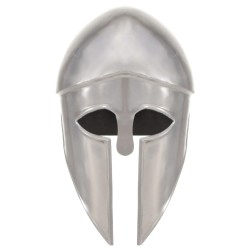 Casque de guerrier grec antique pour GN Argenté Acier 