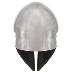 Casque de guerrier grec antique pour GN Argenté Acier 