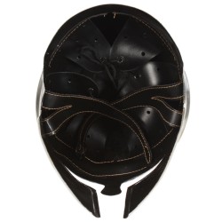 Casque de guerrier grec antique pour GN Argenté Acier 
