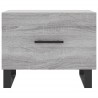 Table basse Sonoma gris 50x50x40 cm Bois d'ingénierie 