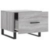 Table basse Sonoma gris 50x50x40 cm Bois d'ingénierie 