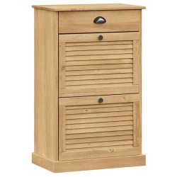 Armoire à chaussures VIGO 60x35x96 cm bois massif de pin 
